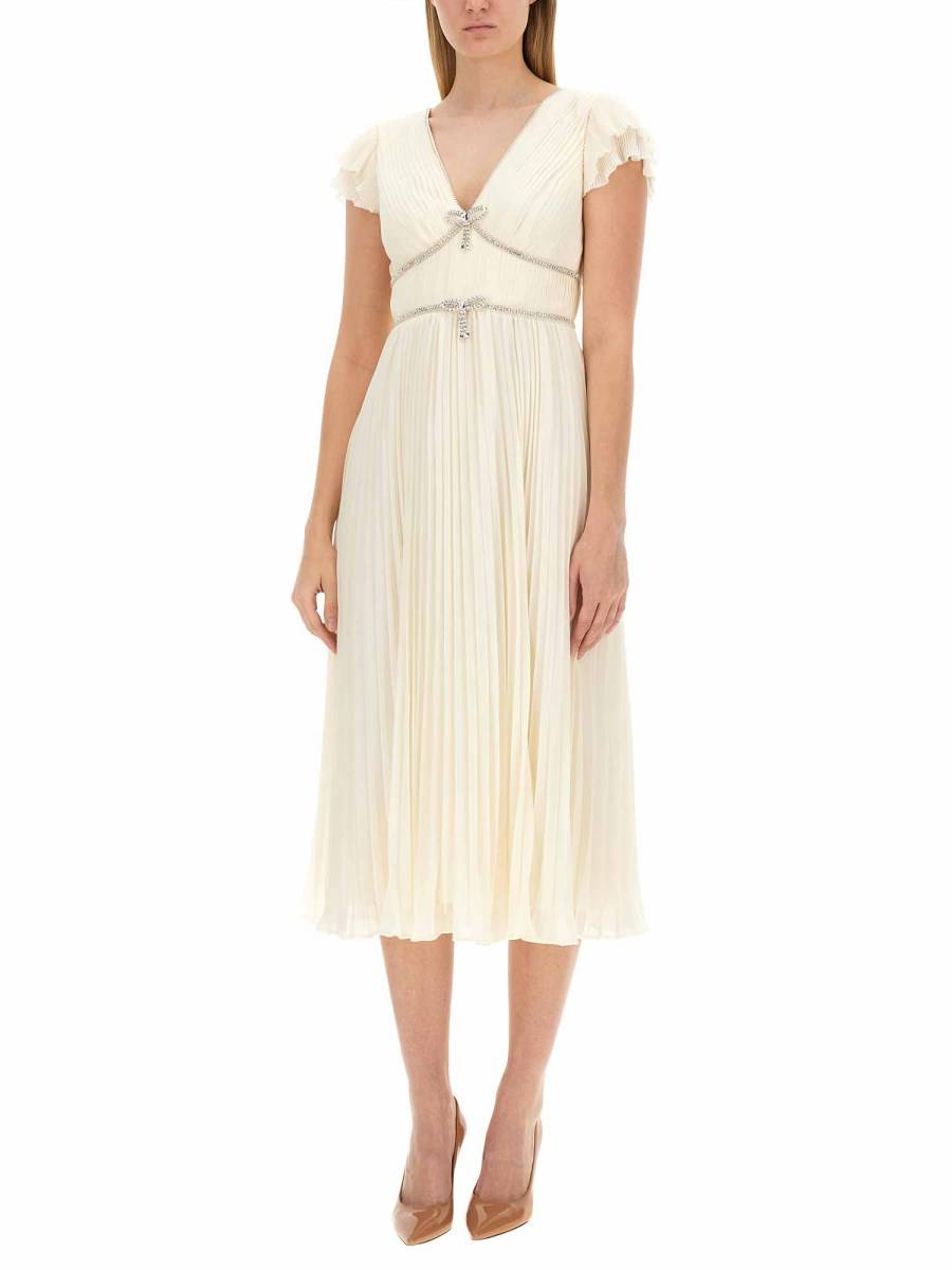 SELF-PORTRAIT ABITO MIDI IN CHIFFON
