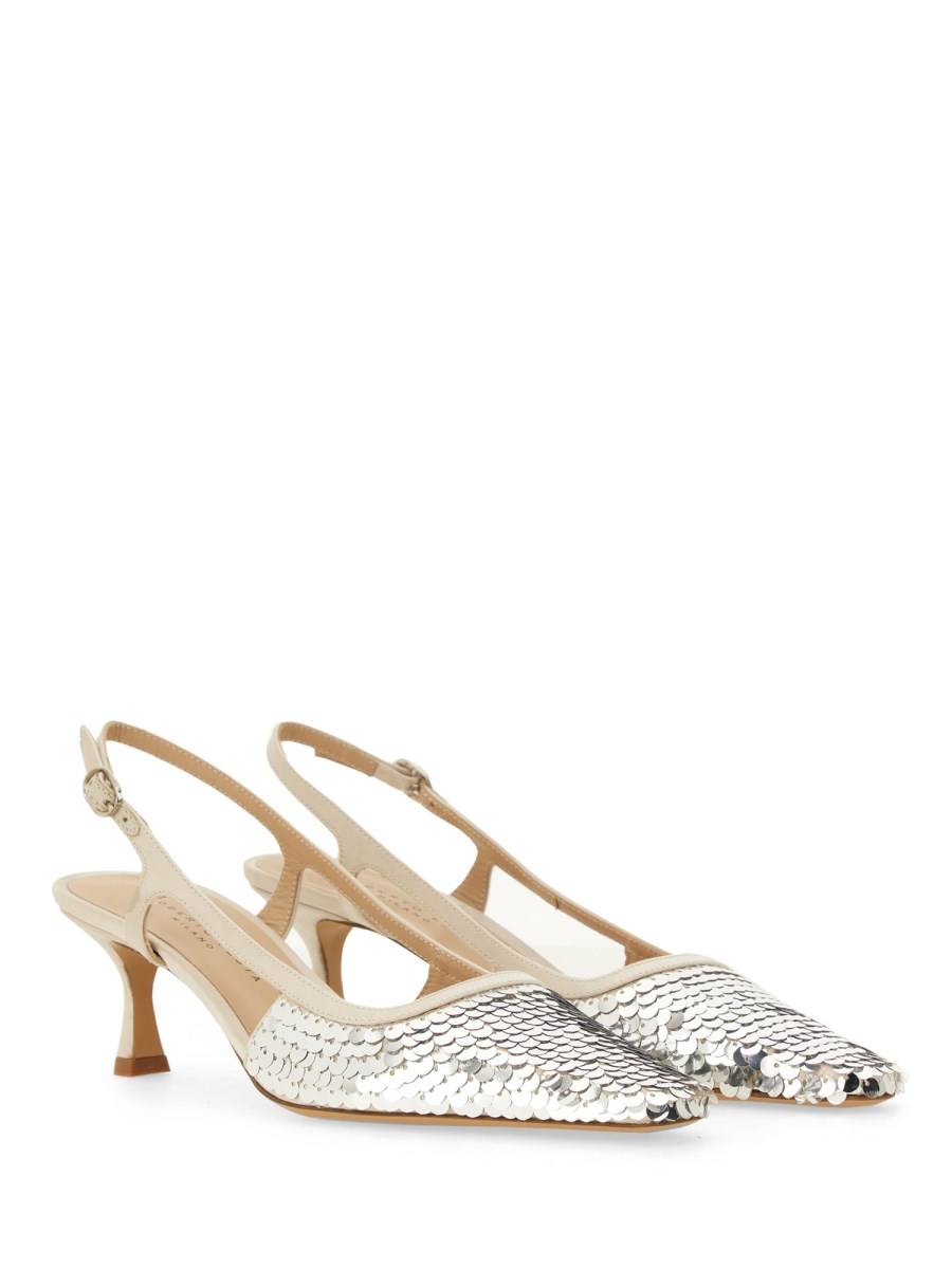 ROBERTO FESTA SLINGBACK SIVIGLIA IN RASO CON PAILLETTES