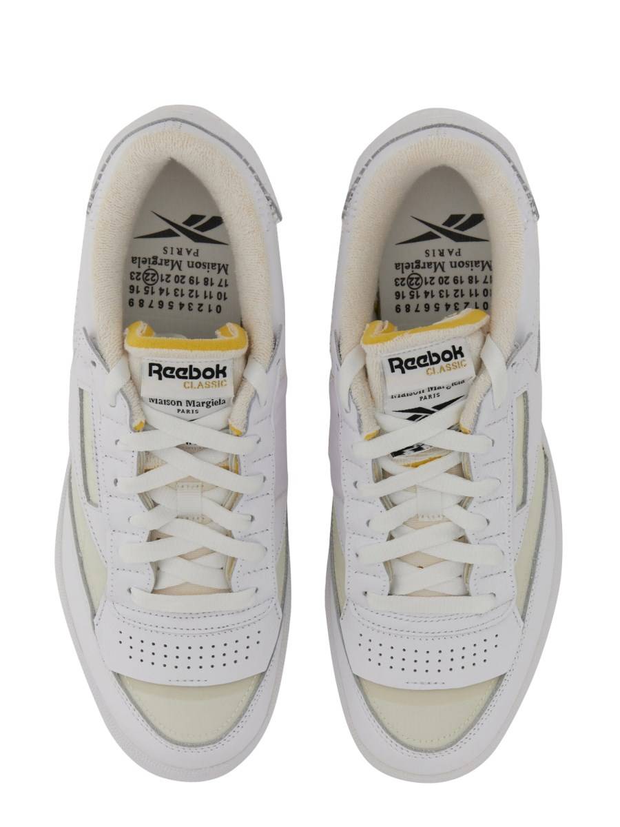 MAISON MARGIELA X REEBOK SNEAKER CLUB C 85 IN PELLE