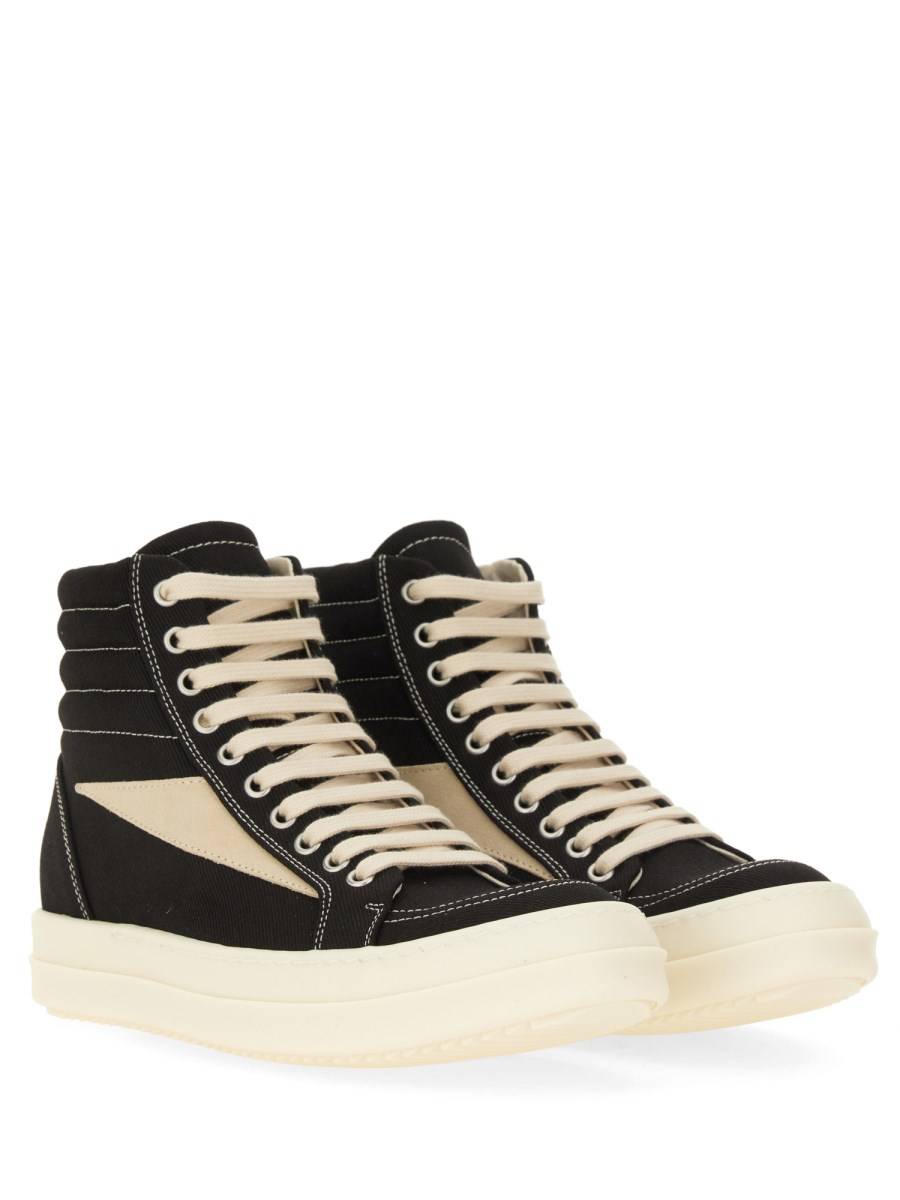 RICK OWENS DRKSHDW SNEAKER CON LOGO IN TELA DI COTONE