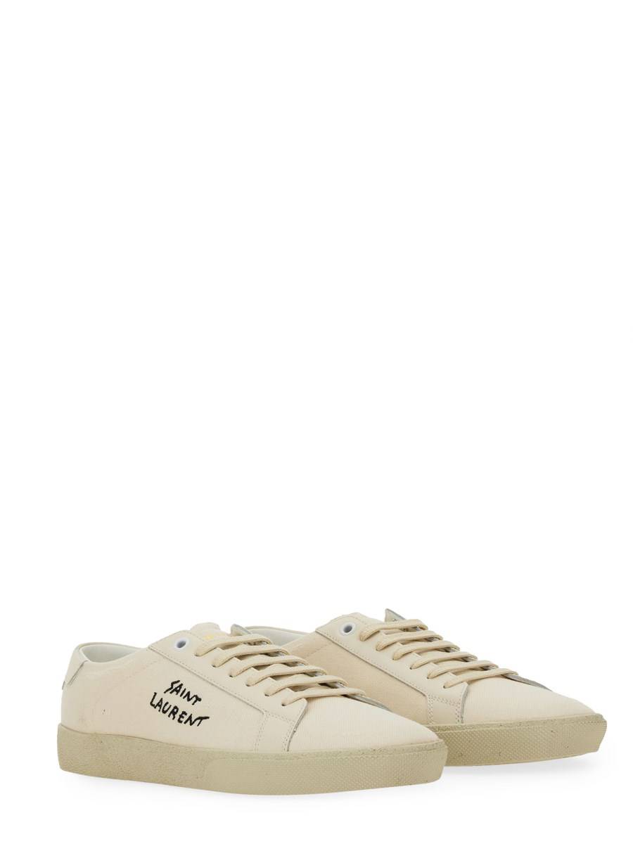 SAINT LAURENT SNEAKER COURT SL/066 CON LOGO RICAMATO