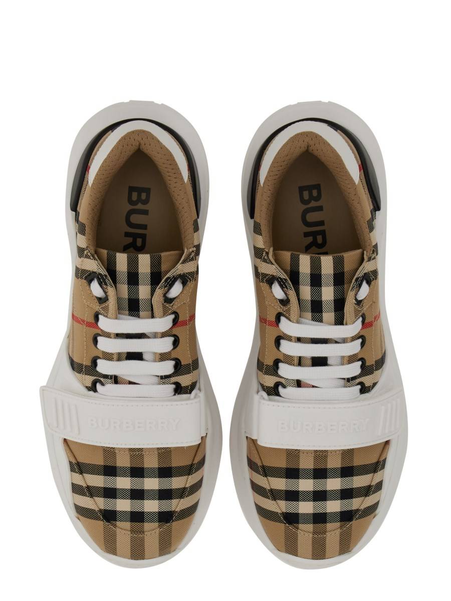 BURBERRY SNEAKER IN COTONE CON MOTIVO VINTAGE CHECK