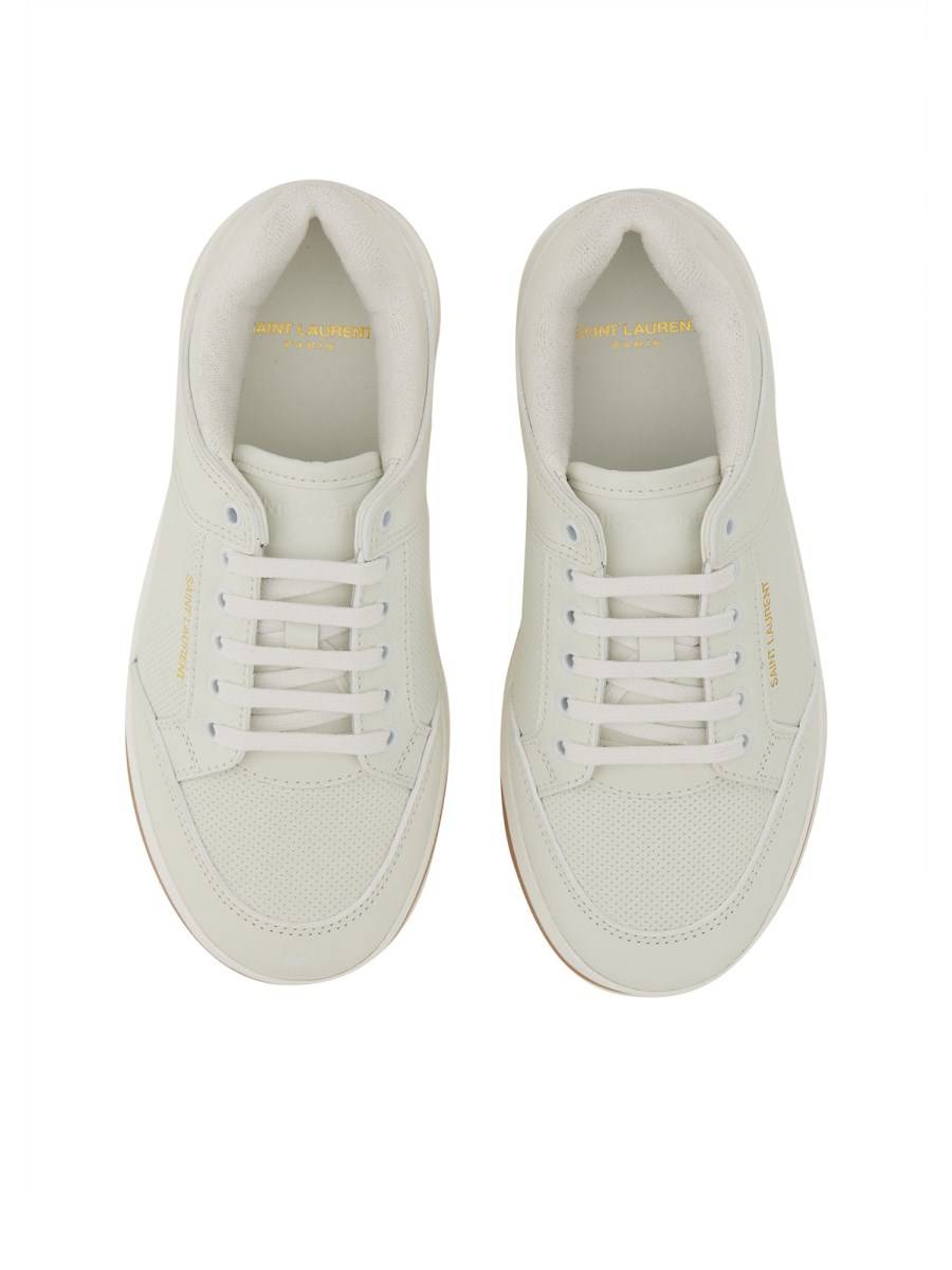 SAINT LAURENT SNEAKER LOW TOP "SL61" IN PELLE TRAFORATA