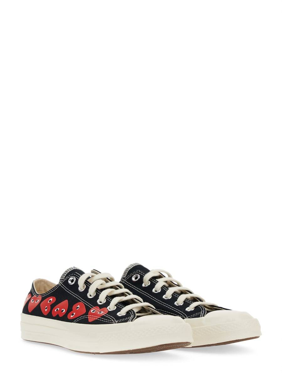 COMME DES GARCONS PLAY CONVERSE SNEAKER MULTI HEART