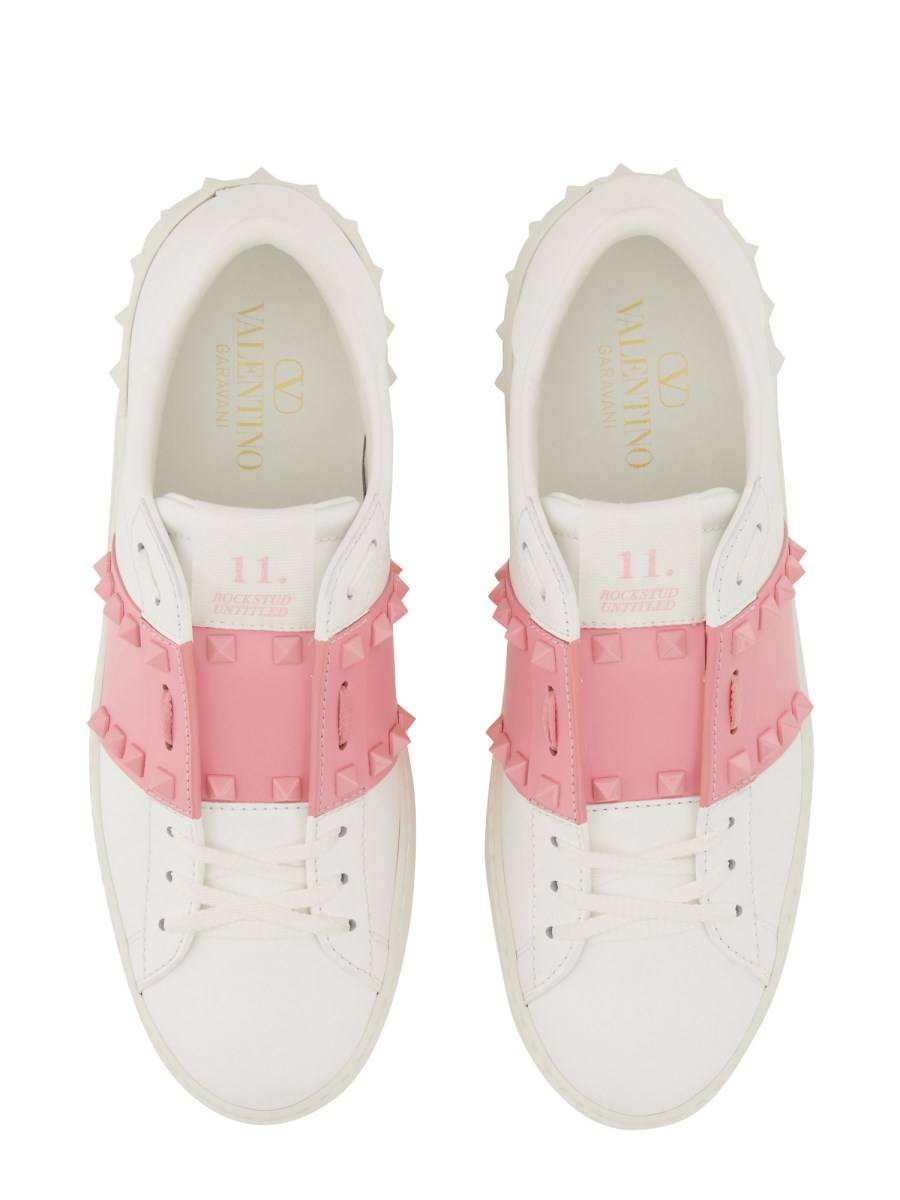 VALENTINO GARAVANI SNEAKER ROCKSTUD UNTITLED IN PELLE