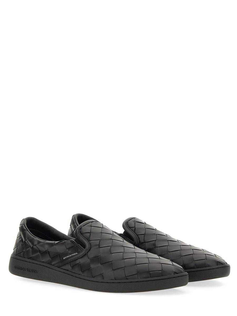 BOTTEGA VENETA SNEAKER "SAWYER" IN PELLE CON MOTIVO INTRECCIATO