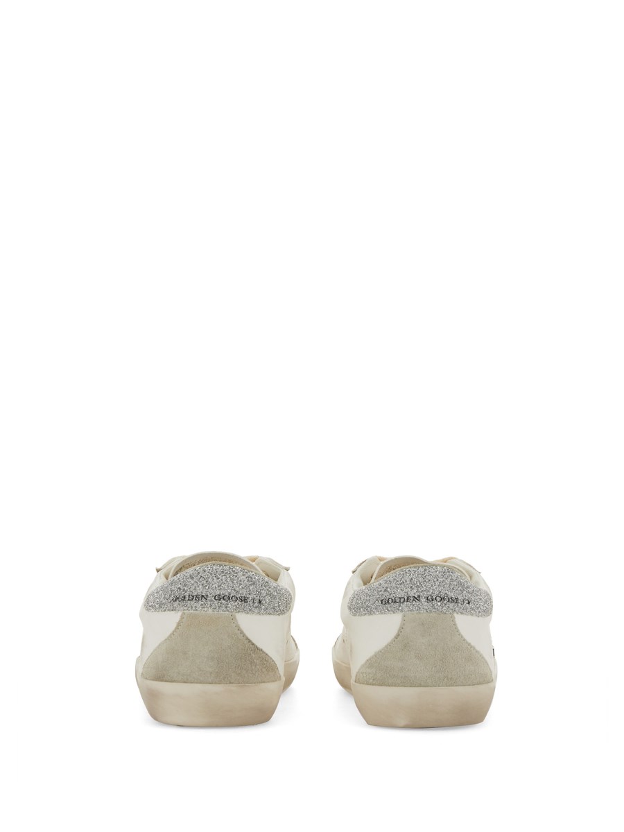 GOLDEN GOOSE SNEAKER SUPER STAR IN NAPPA CON DETTAGLI IN CRISTALLO