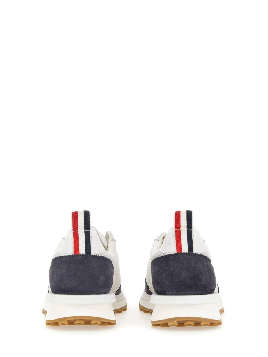THOM BROWNE SNEAKER TECH RUNNER CON INSERTI IN SUEDE