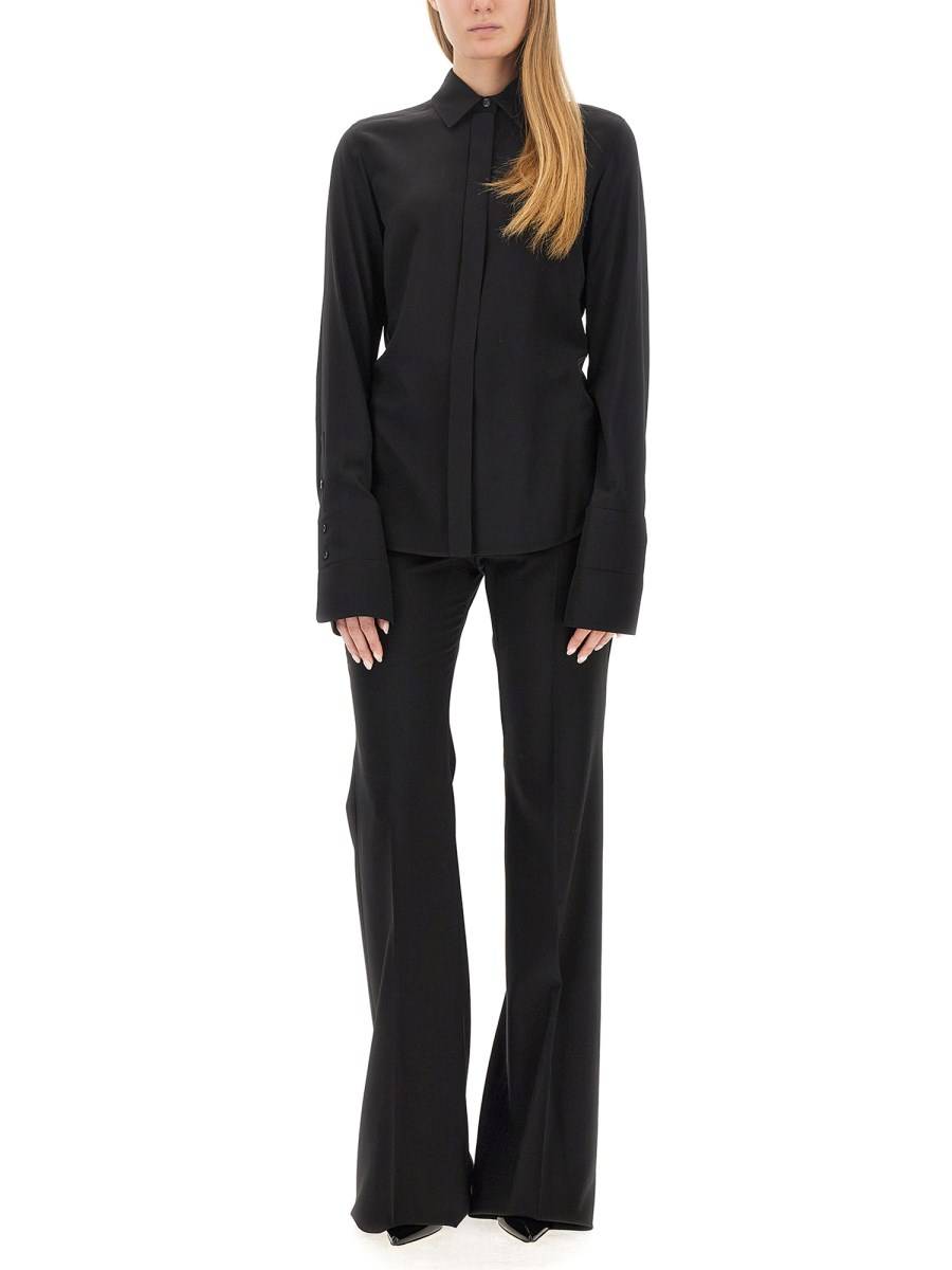 SPORTMAX CAMICIA ALGEBRA IN SETA