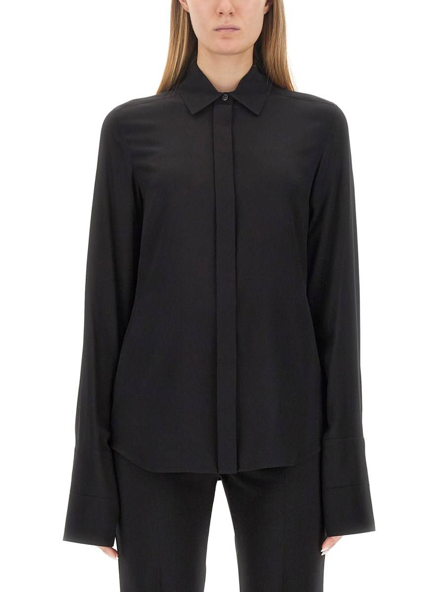 SPORTMAX CAMICIA ALGEBRA IN SETA