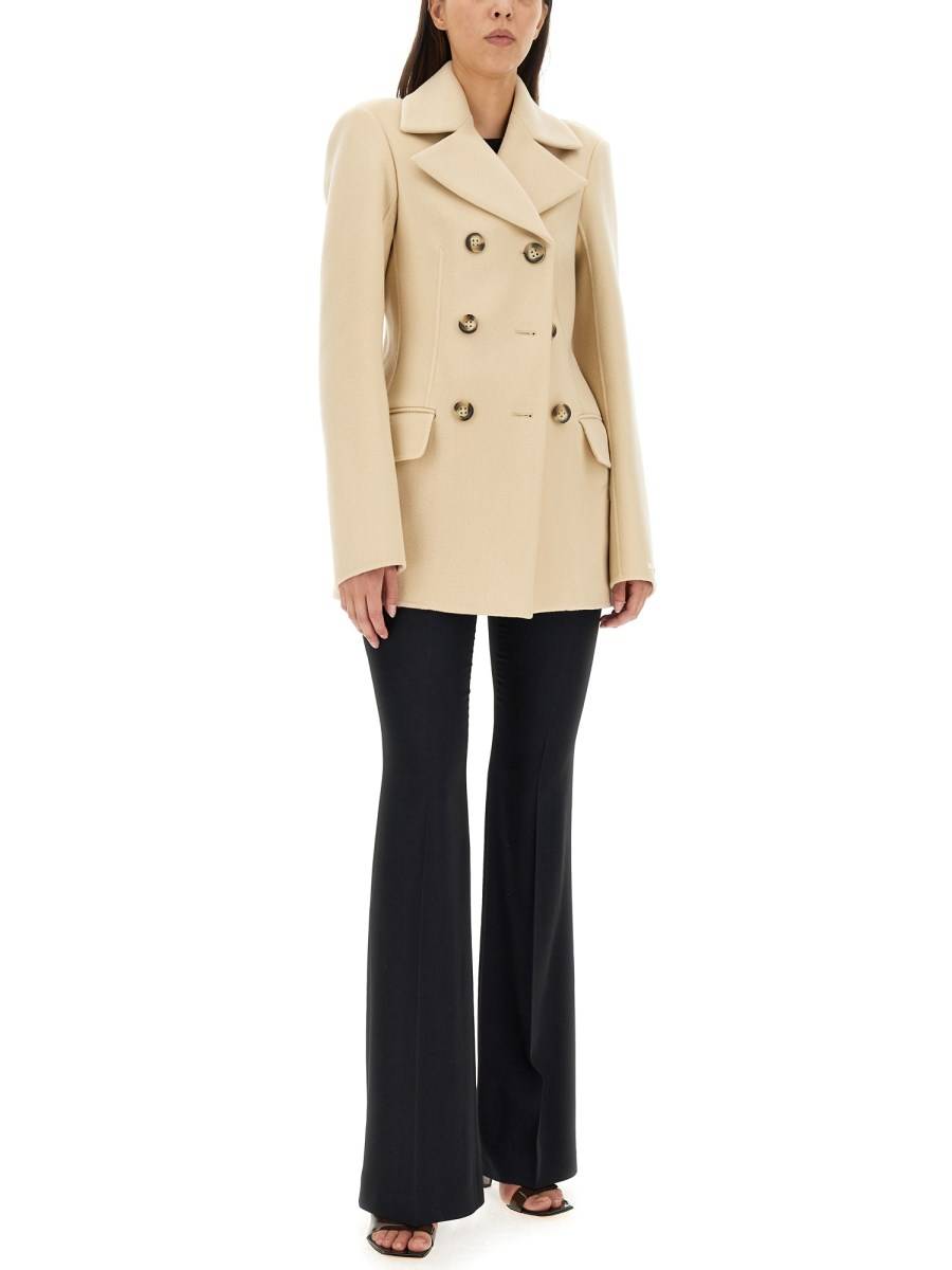 SPORTMAX CAPPOTTO DOPPIOPETTO IN LANA