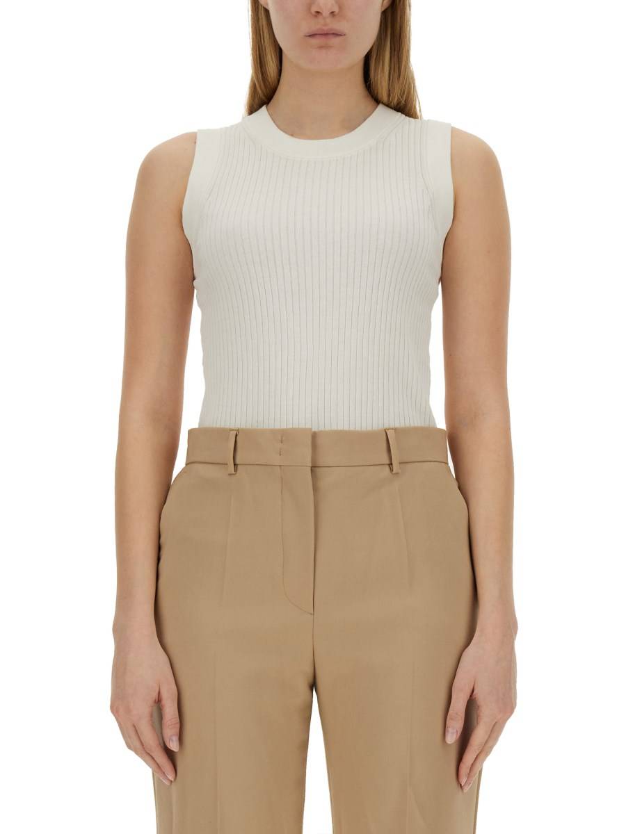 SPORTMAX TOP "TOLEDO" IN JERSEY DI COTONE