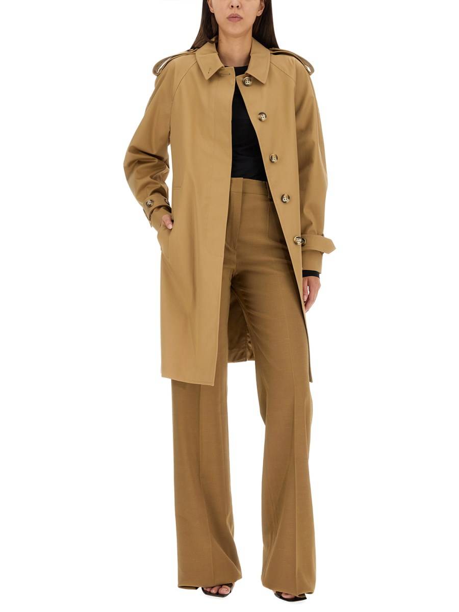 SPORTMAX TRENCH IN COTONE CON BOTTONI
