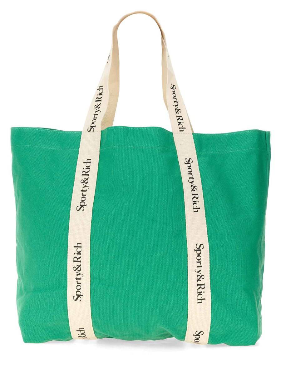 SPORTY&RICH BORSA TOTE "CROWN LOGO CLUB"