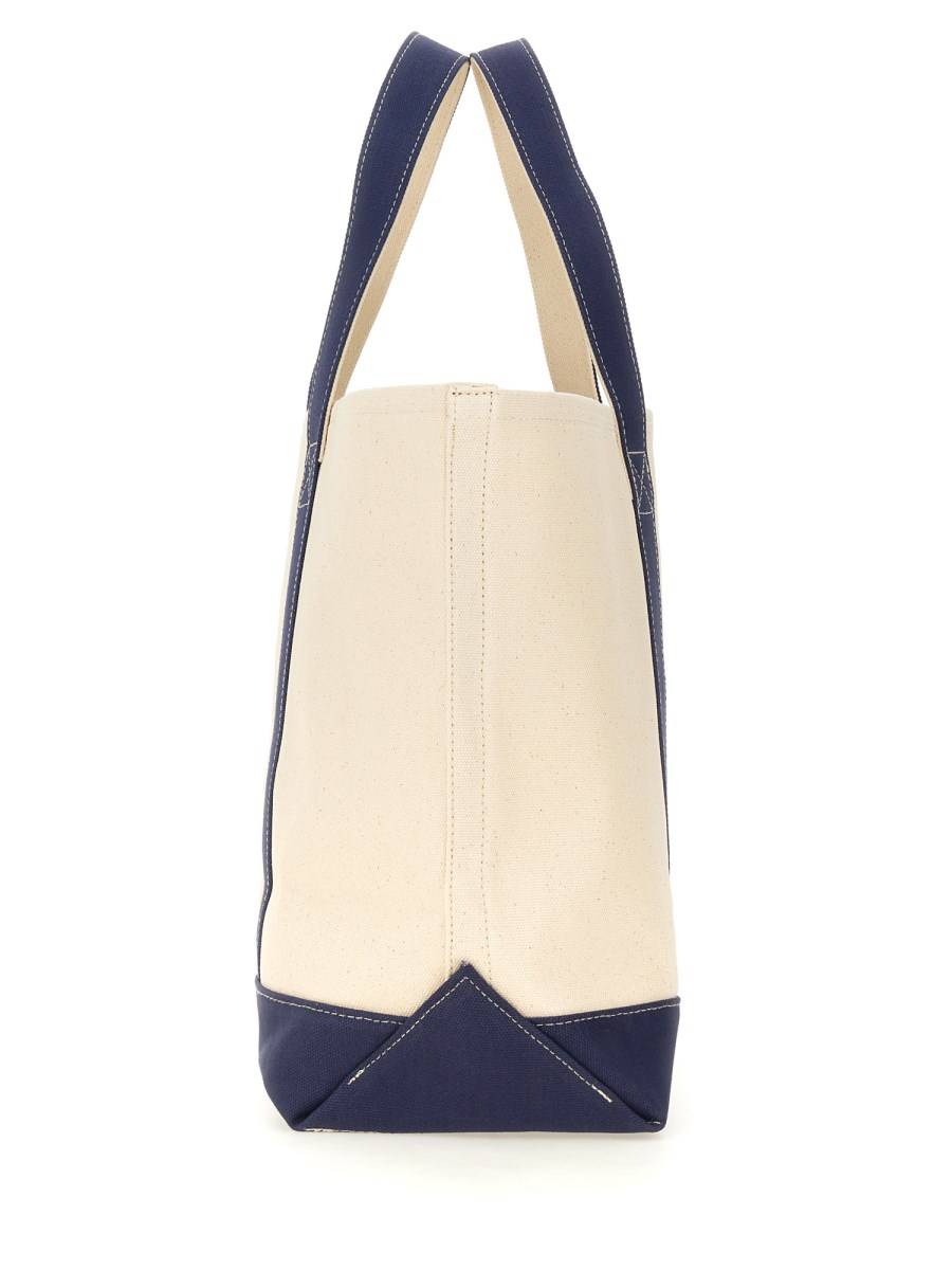 SPORTY&RICH BORSA TOTE IN CANVAS CON LOGO