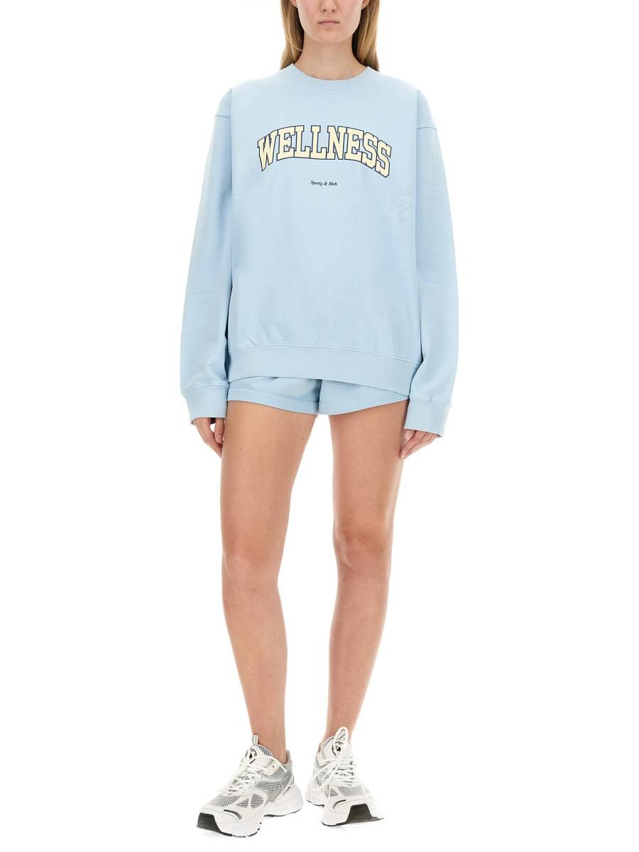 SPORTY&RICH FELPA CON LOGO