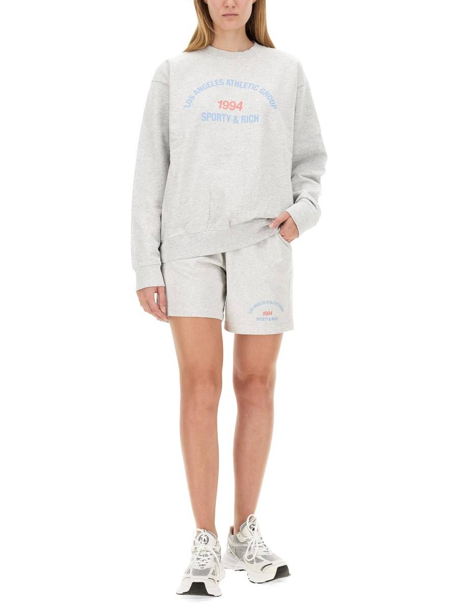 SPORTY&RICH FELPA CON LOGO