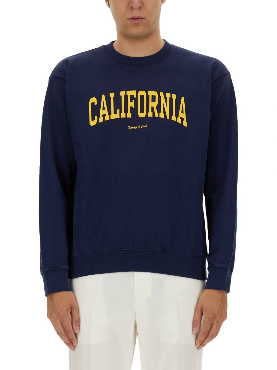 SPORTY&RICH FELPA CON LOGO