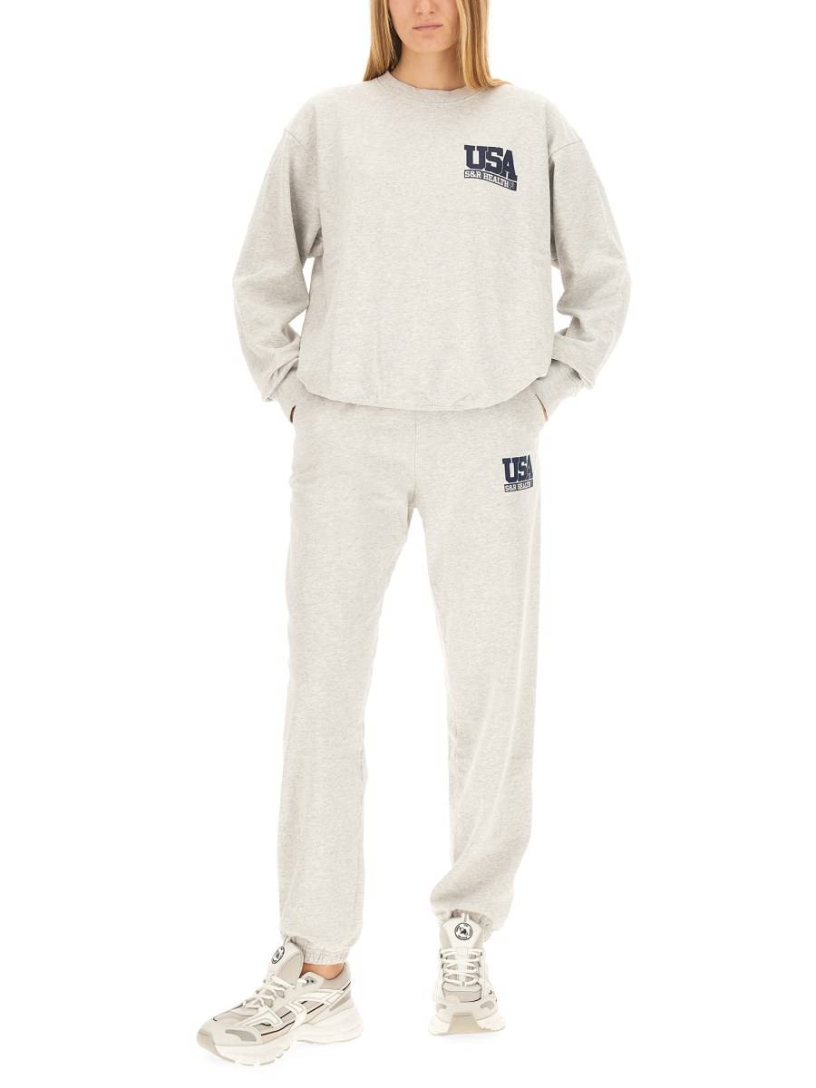 SPORTY&RICH FELPA CON LOGO