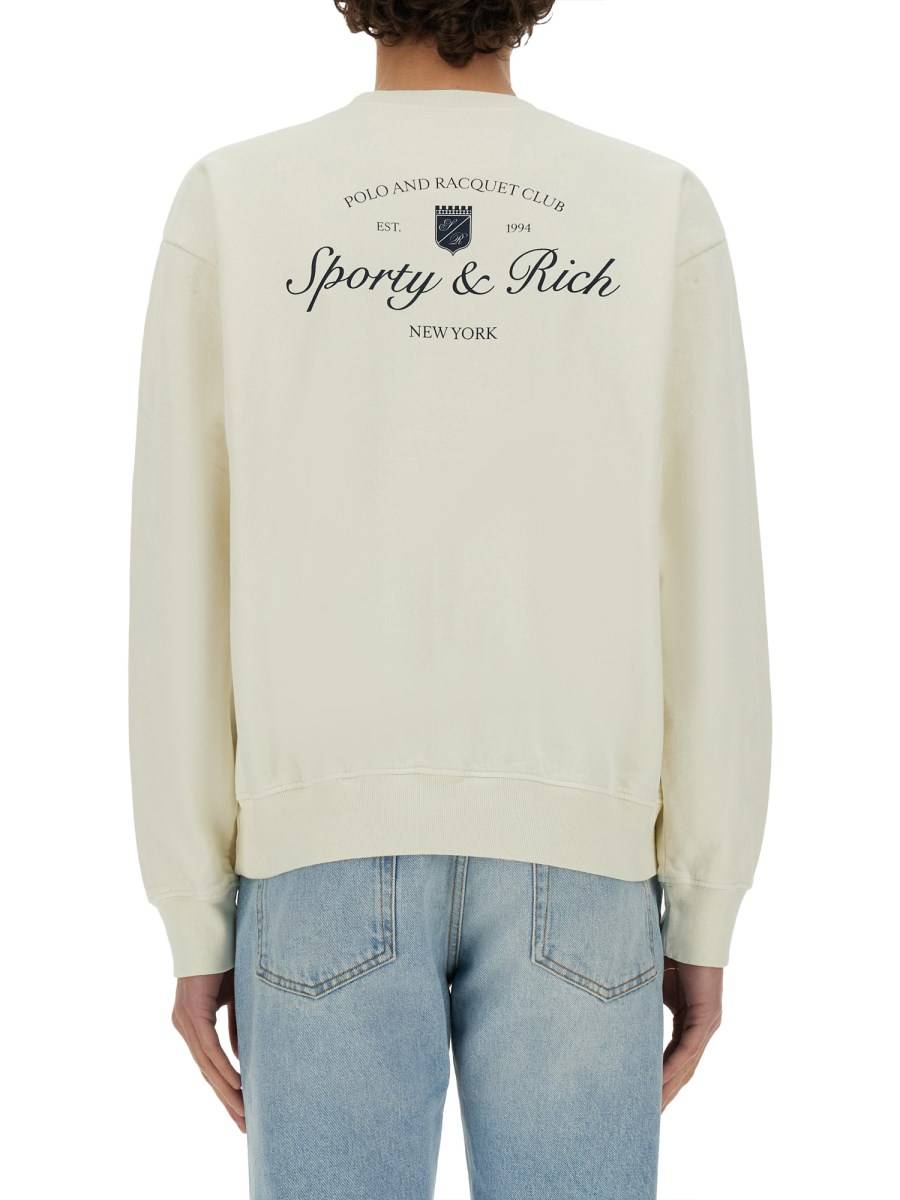 SPORTY&RICH FELPA CON LOGO