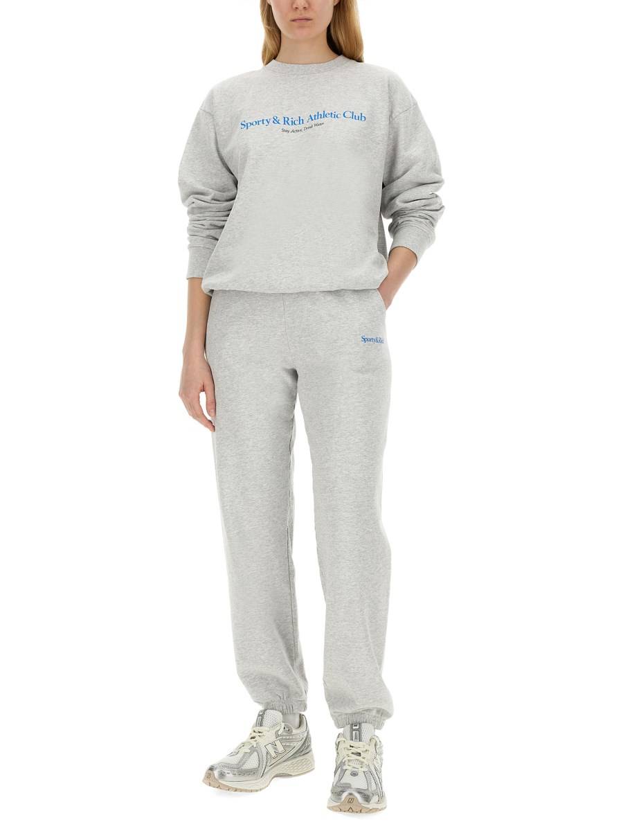 SPORTY&RICH FELPA CON LOGO