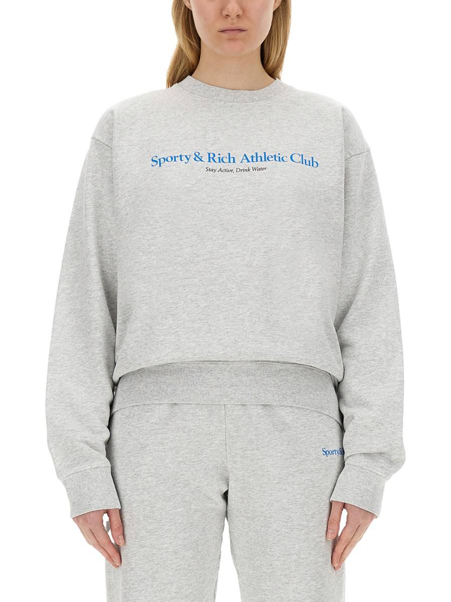 SPORTY&RICH FELPA CON LOGO