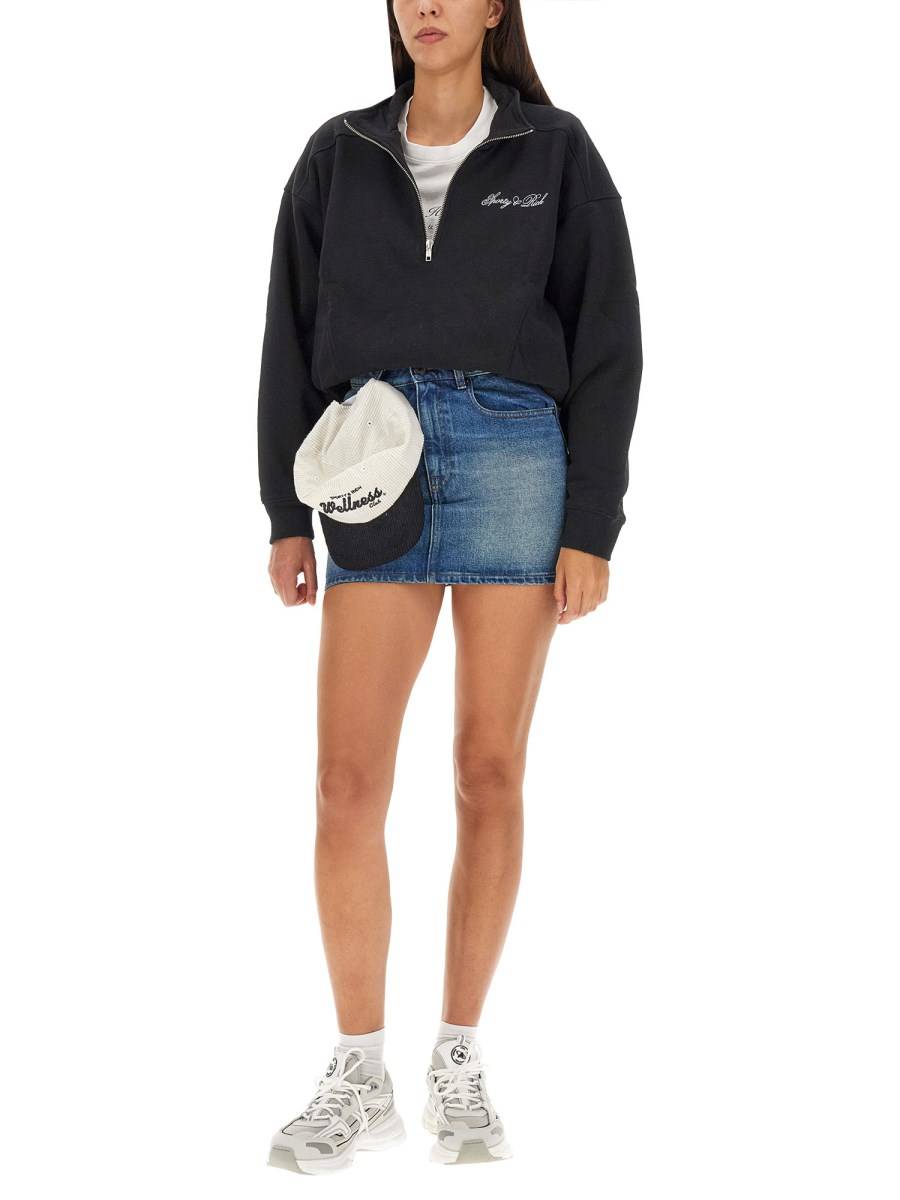 SPORTY&RICH FELPA IN COTONE CON LOGO