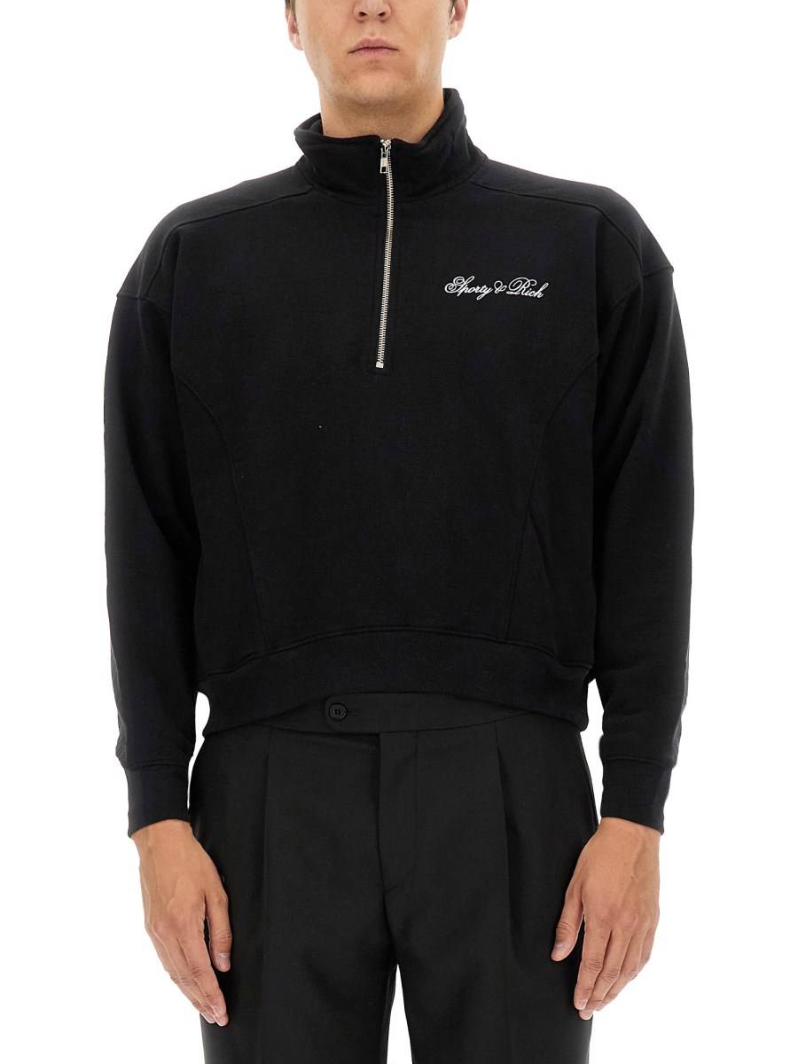 SPORTY&RICH FELPA IN COTONE CON LOGO