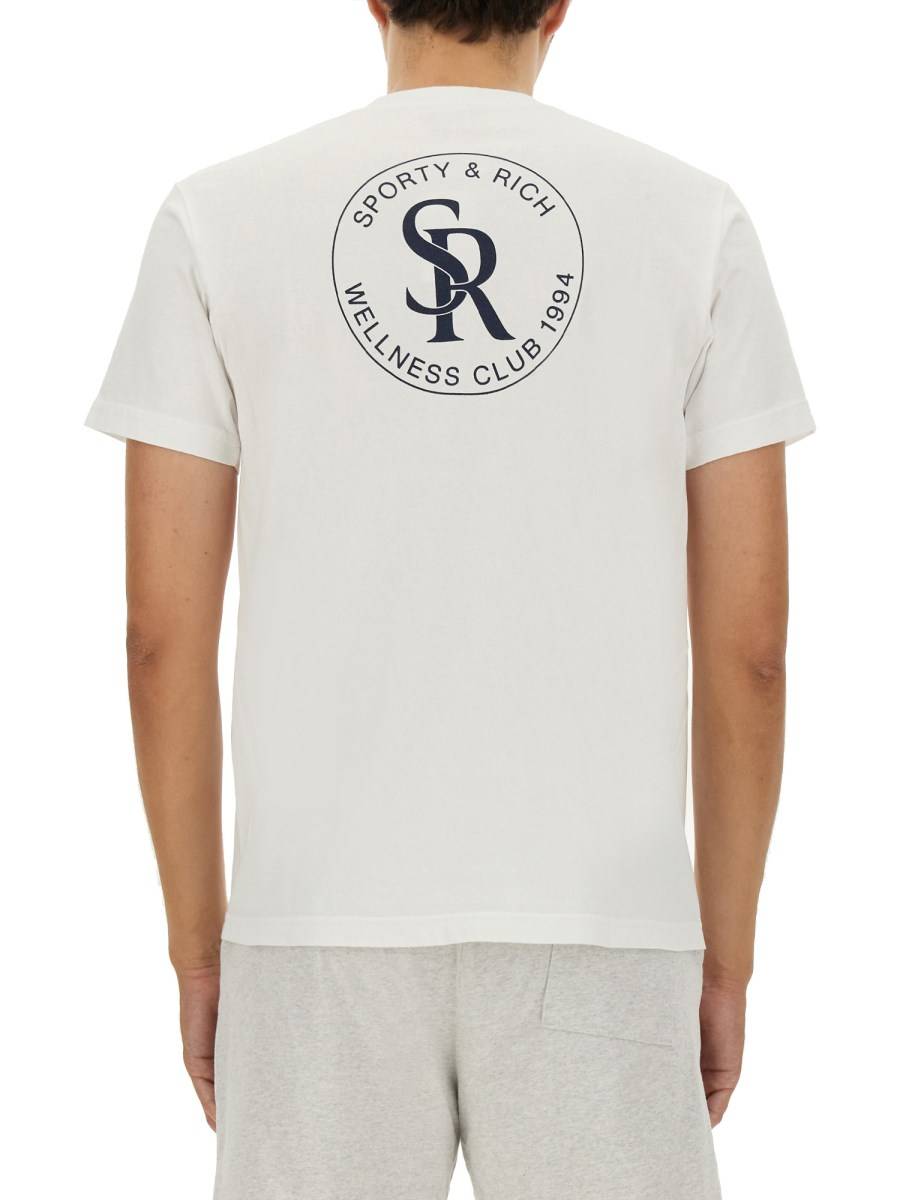SPORTY&RICH T-SHIRT CON LOGO