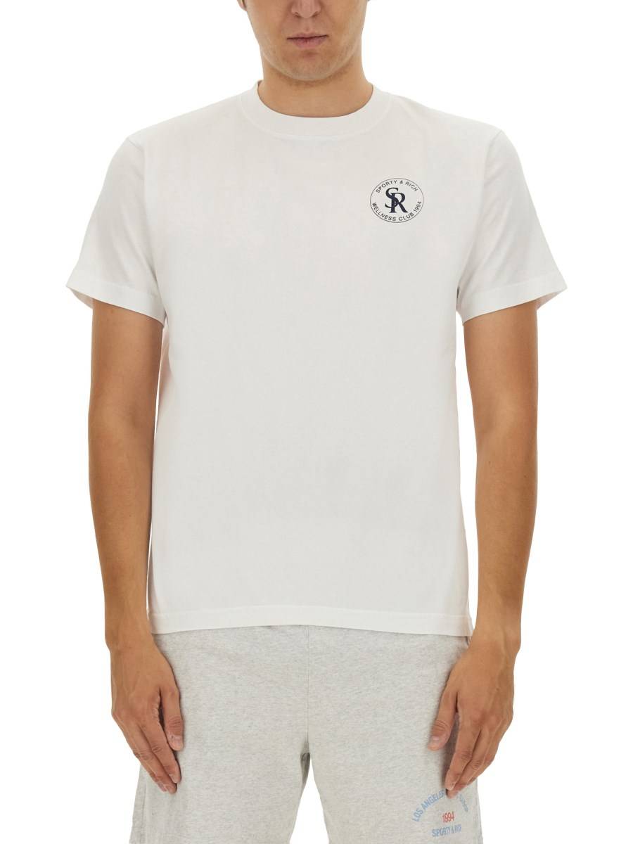 SPORTY&RICH T-SHIRT CON LOGO