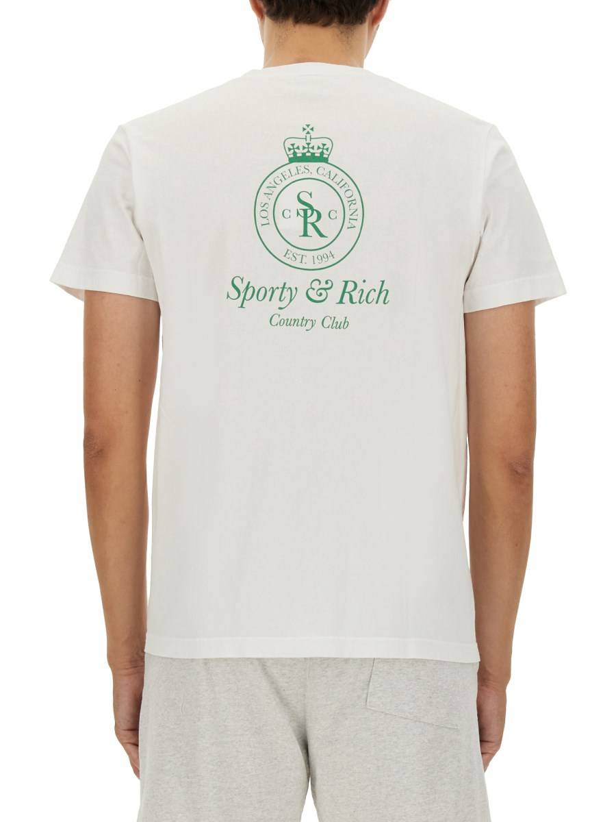 SPORTY&RICH T-SHIRT CON LOGO