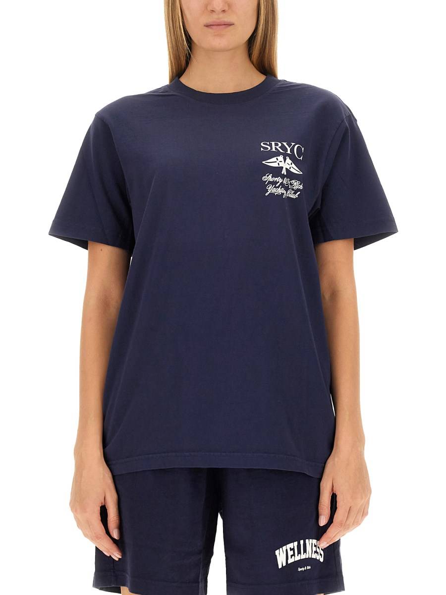 SPORTY&RICH T-SHIRT CON LOGO