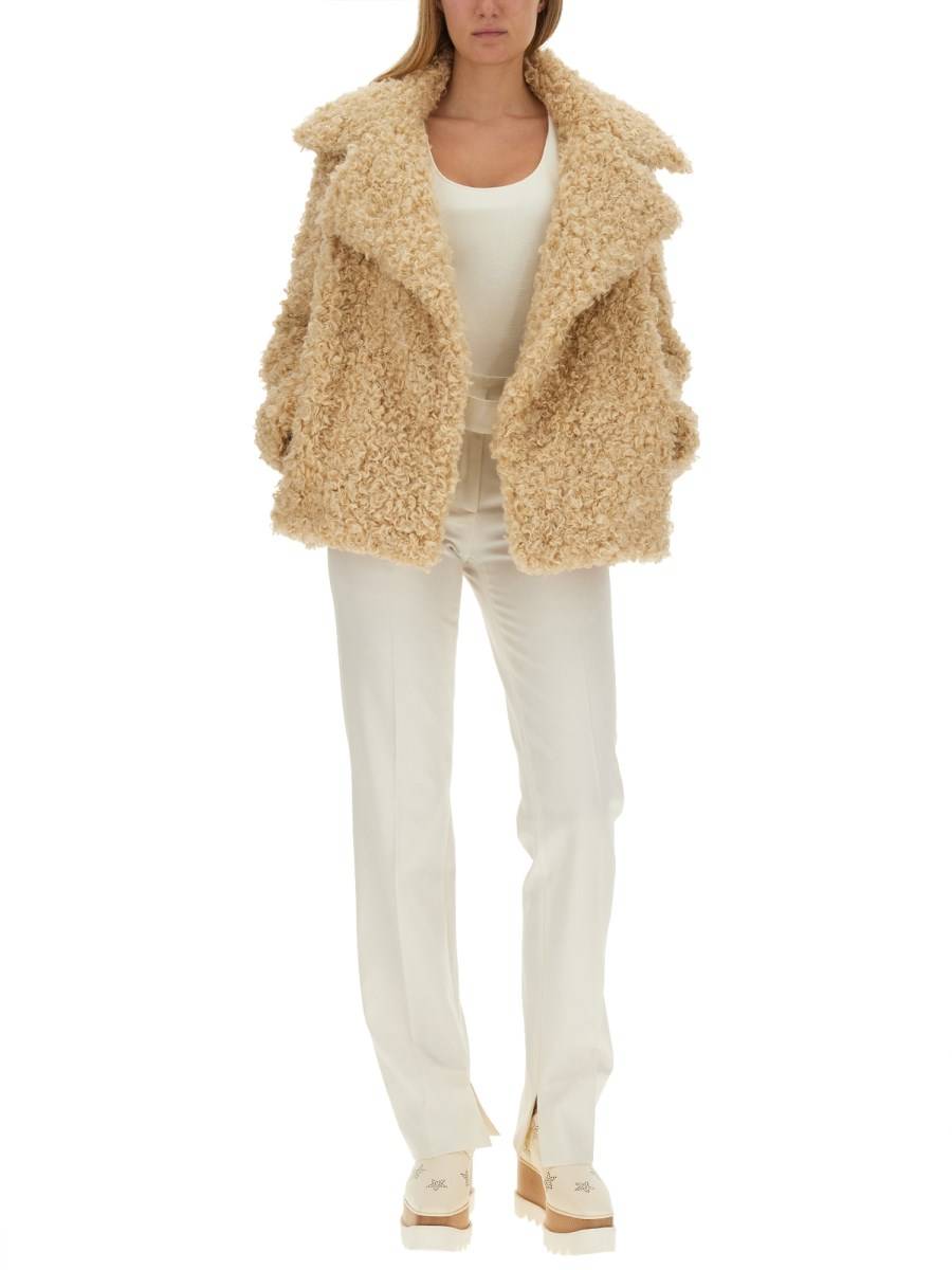 STELLA McCARTNEY CAPPOTTO TEDDY CORTO
