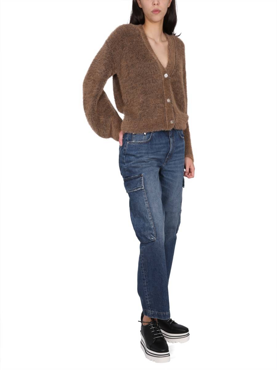STELLA McCARTNEY CARDIGAN IN MISTO LANA