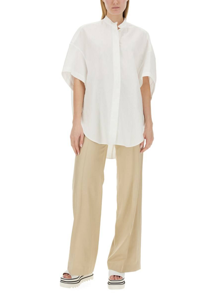 STELLA McCARTNEY PANTALONE FLARE FIT IN VISCOSA