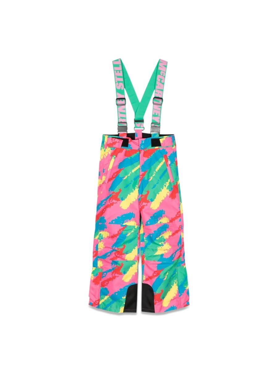 STELLA McCARTNEY PANTALONI SCI CON BRETELLE