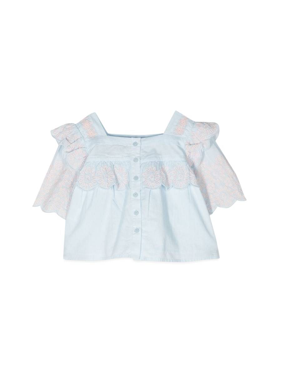 STELLA McCARTNEY TOP SCOLLO QUADRATO MC