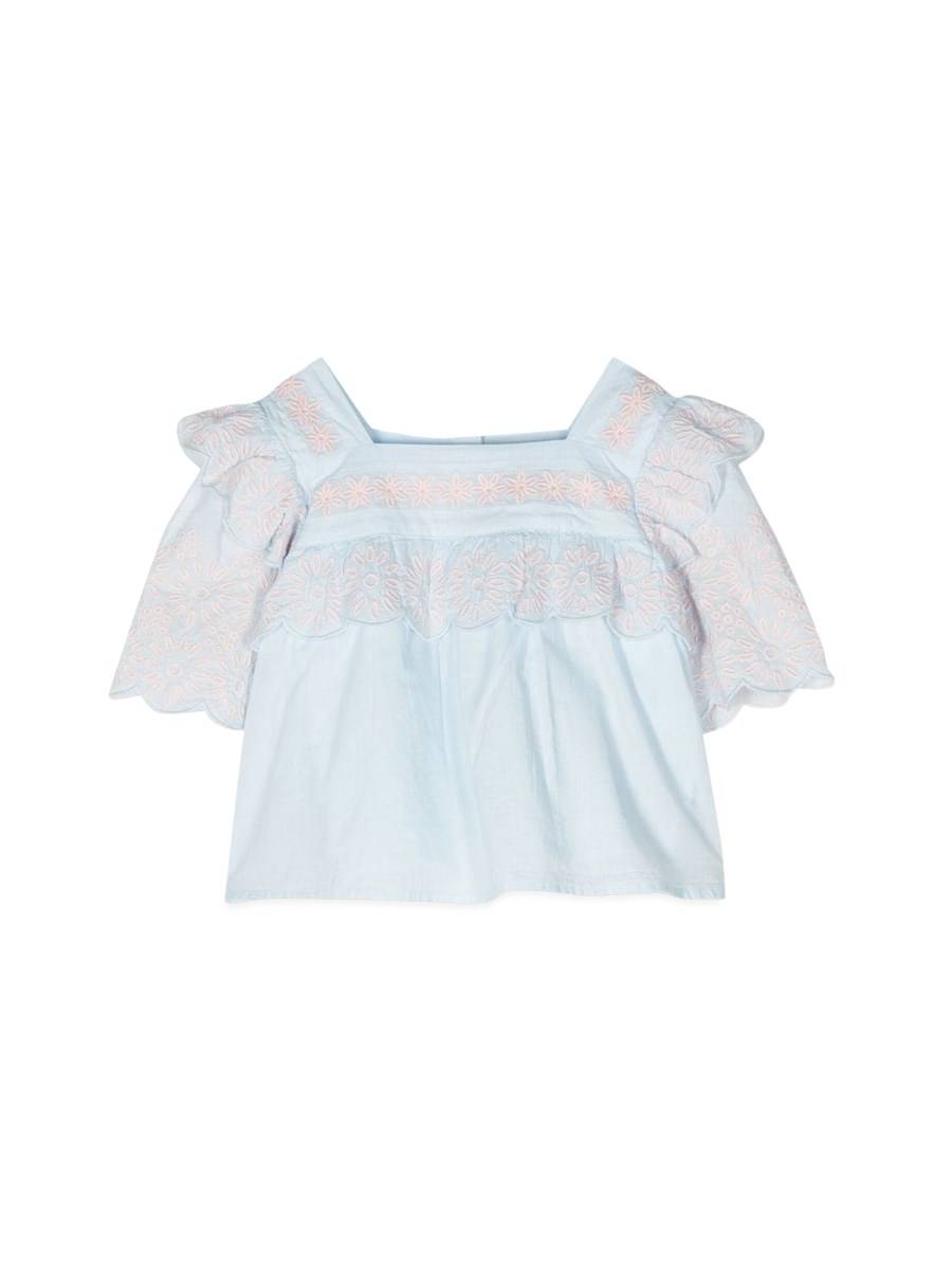 STELLA McCARTNEY TOP SCOLLO QUADRATO MC
