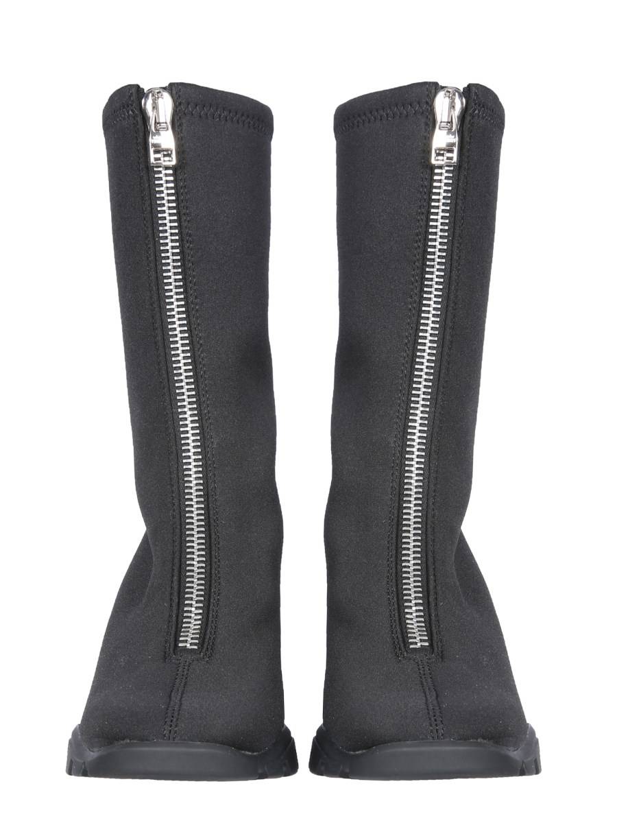 ALEXANDER McQUEEN STIVALE SLIM TREAD IN NEOPRENE ELASTICIZZATO
