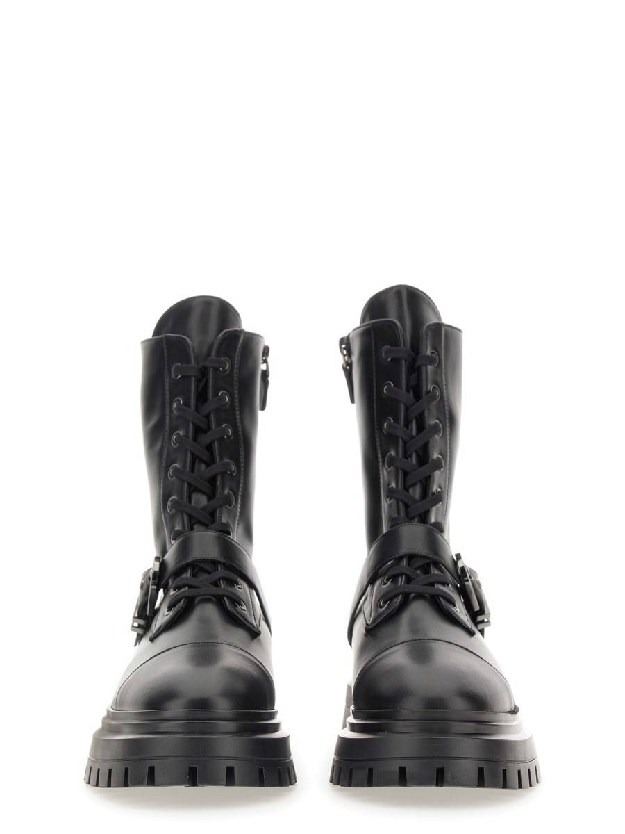 STUART WEITZMAN STIVALETTO MAVERICK BEDFORD IN PELLE
