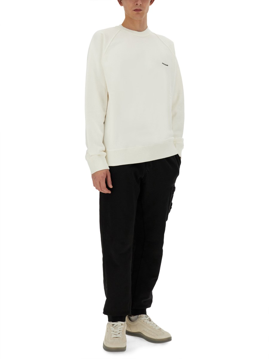 STONE ISLAND FELPA CON LOGO