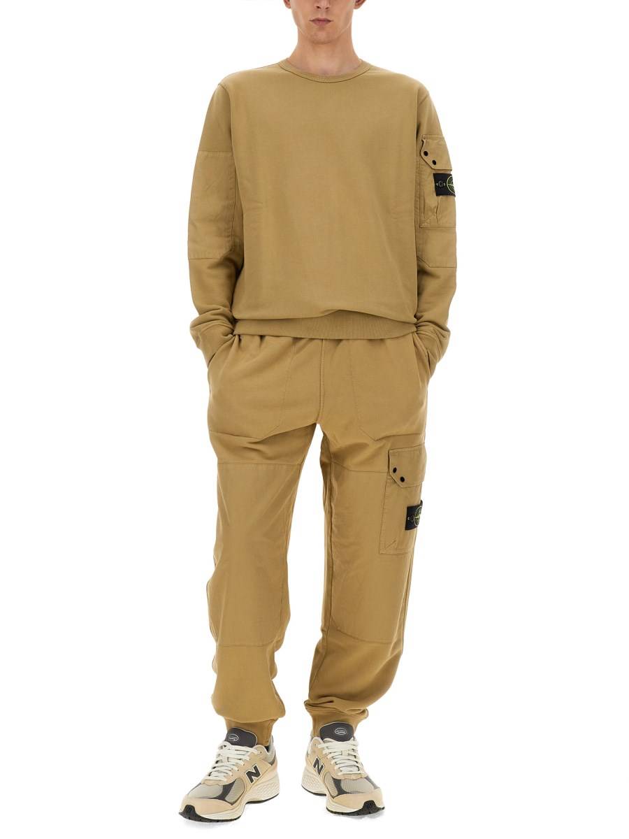 STONE ISLAND FELPA CON LOGO
