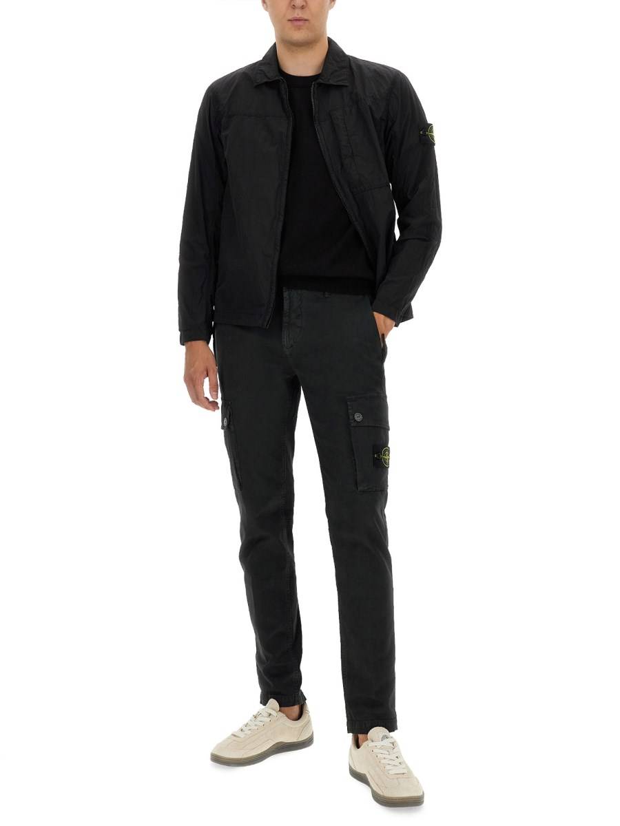 STONE ISLAND GIACCA CAMICIA IN NYLON