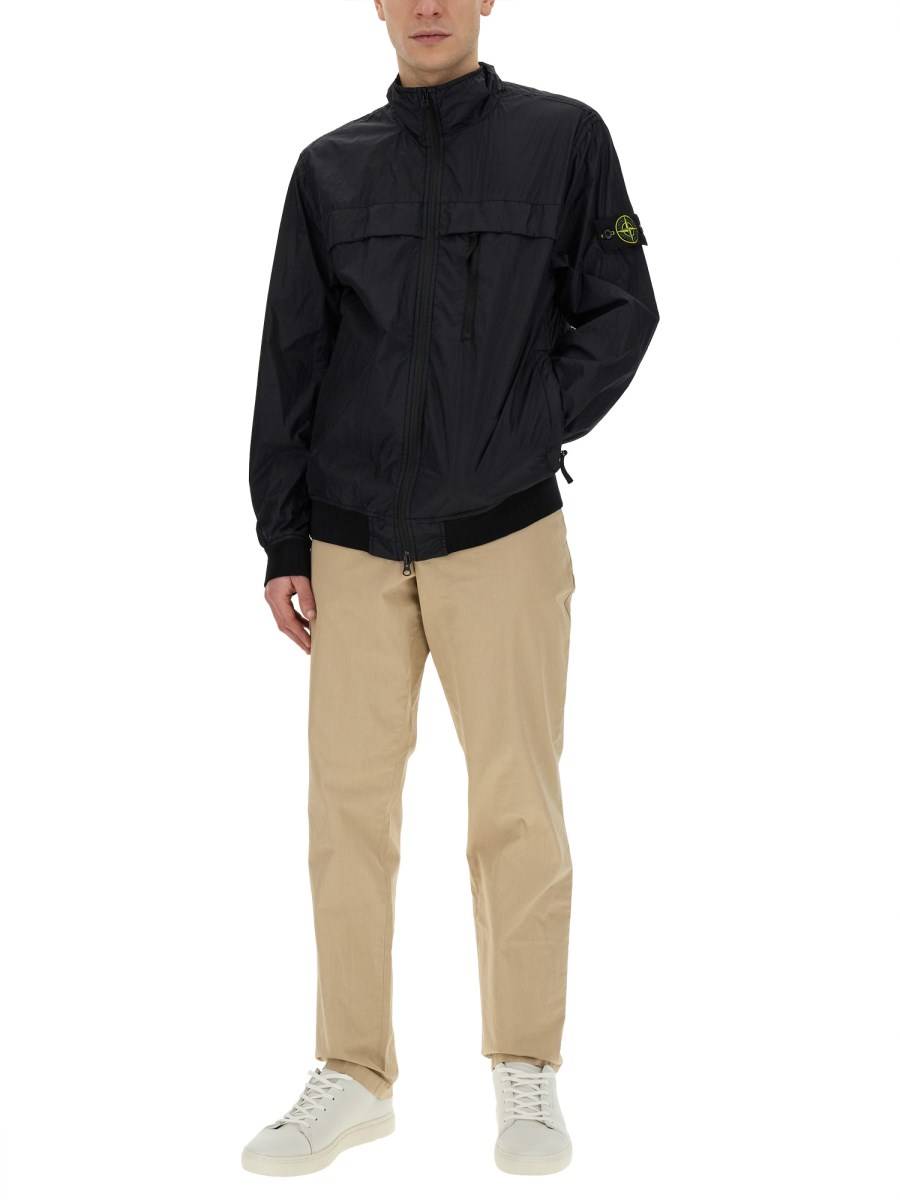STONE ISLAND GIACCA IN NYLON CON LOGO