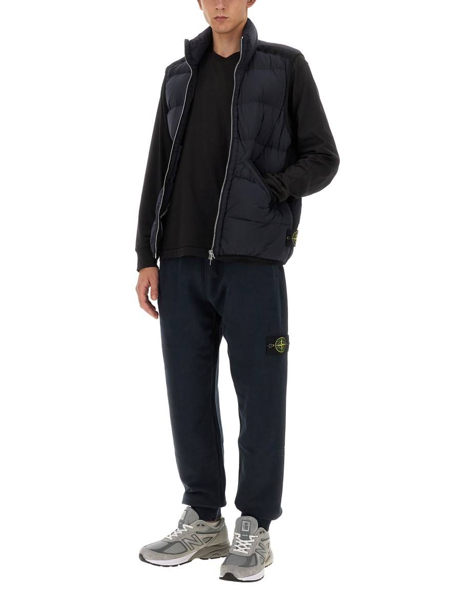 STONE ISLAND GILET PIUMINO IN NYLON