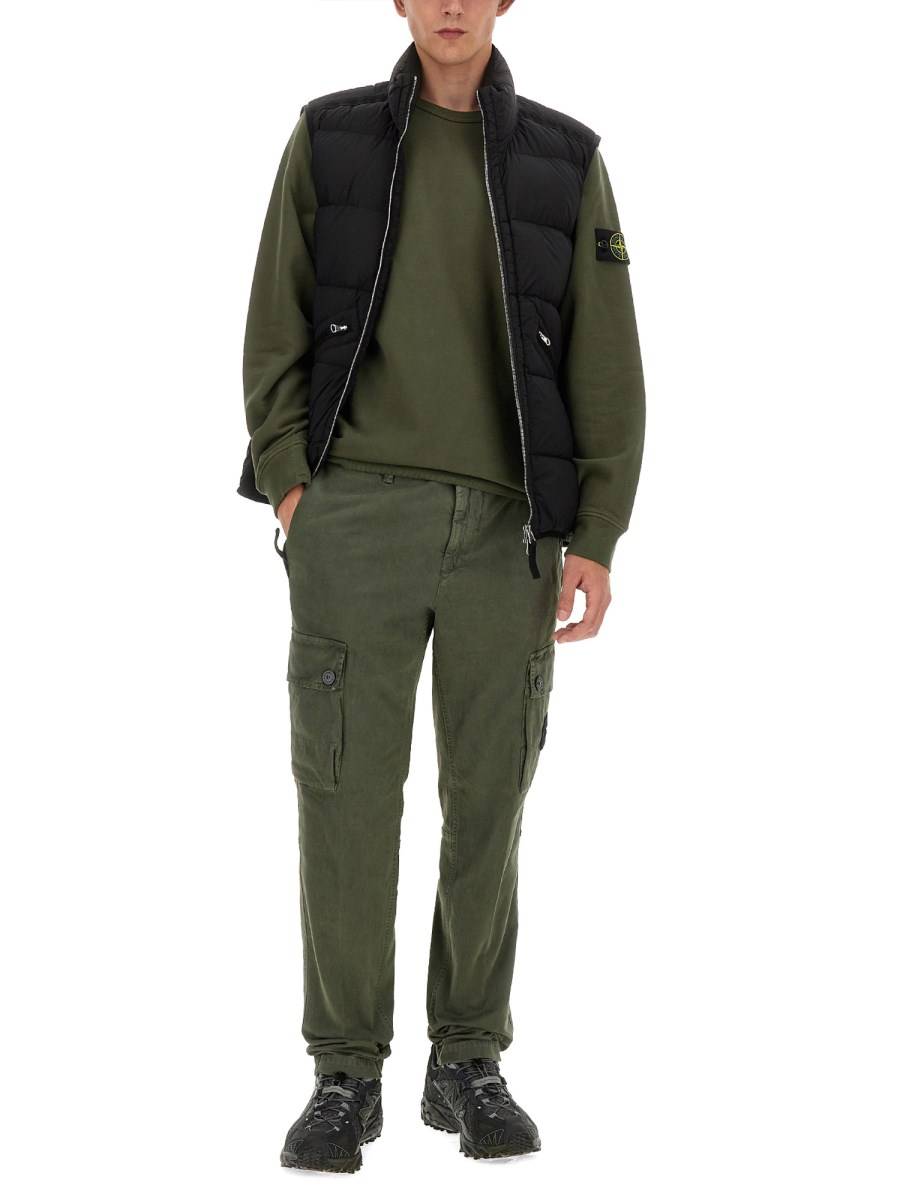 STONE ISLAND GILET PIUMINO IN NYLON