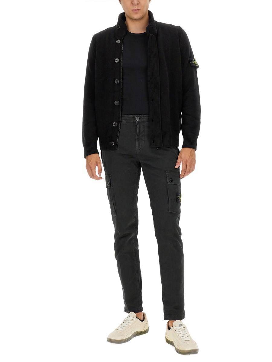 STONE ISLAND MAGLIA CON BOTTONI