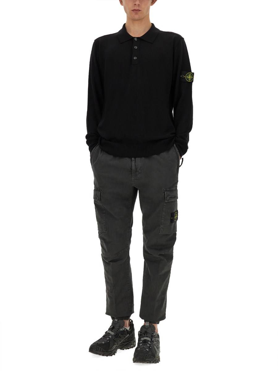 STONE ISLAND PANTALONE IN COTONE