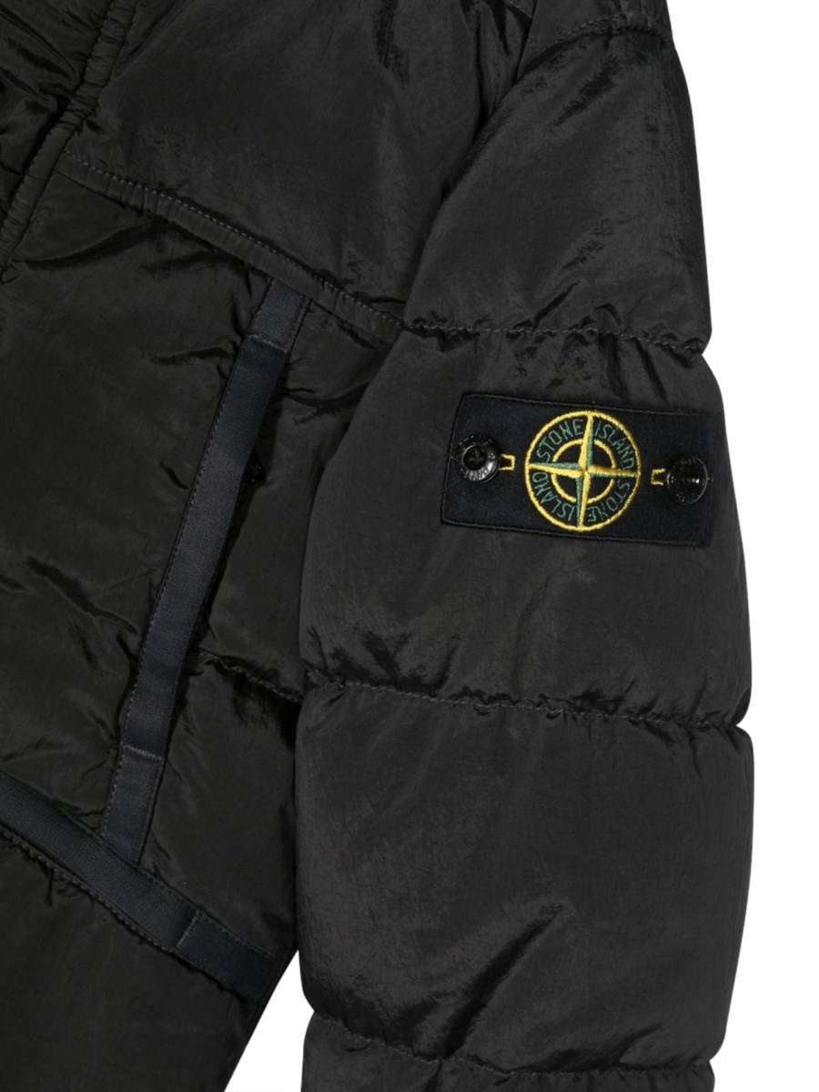 STONE ISLAND PIUMINO BLOUSON PATCH LOGO LATERALE