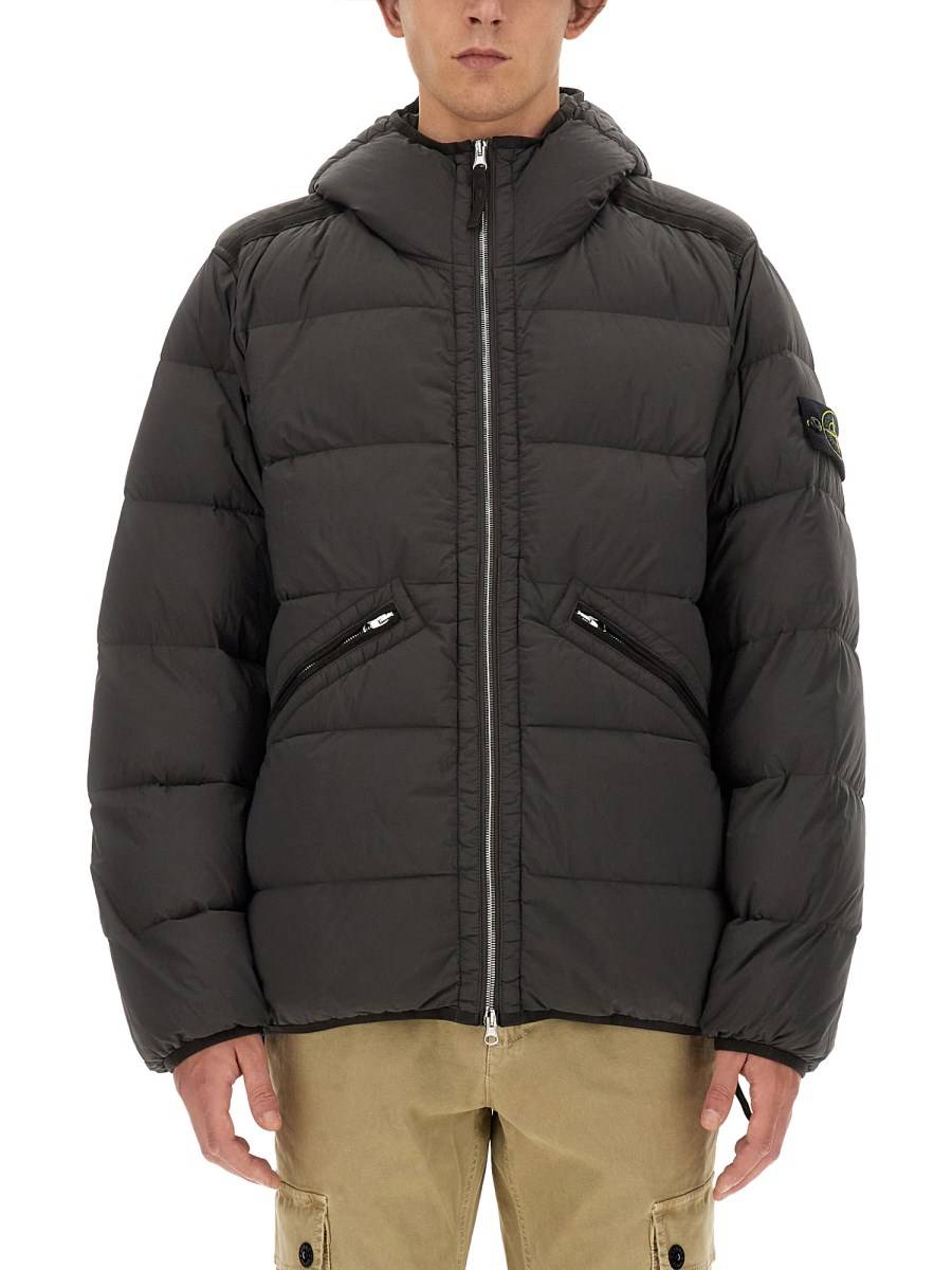 STONE ISLAND PIUMINO CON CAPPUCCIO